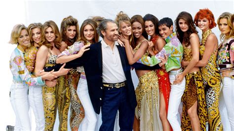 le top model di versace|gianni versace.